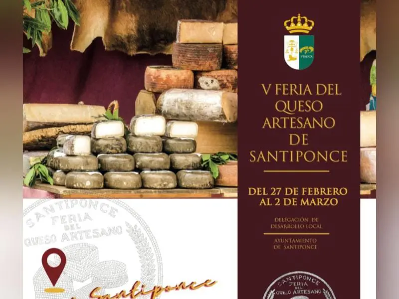 V Feria Mercado del Queso Artesano en Santiponce