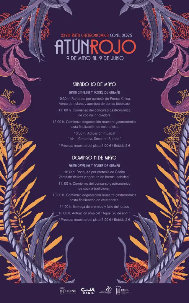 ruta atun conil PROGRAMACIÓN