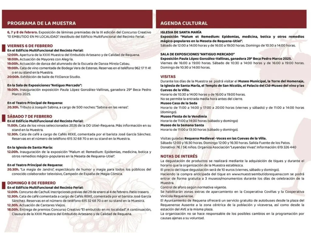 xxxi muestra embutido requena